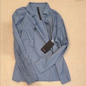 Lululemon Athletica Heathered Blue Fabric